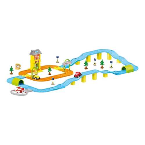 Игровой набор Dolu Дорога с машинками в Детский мир