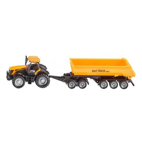 Коллекционная модель Siku Трактор JCB с прицепом-кузовом желтый 1858 в Детский мир