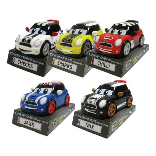 Машина Go MINI CREW-Zers на платф., D/B10 шт.,4 вида(Pace,Flame,Slix,Dash),арт.0368. в Детский мир
