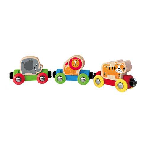 Поездной состав Hape Веселые животные в Детский мир