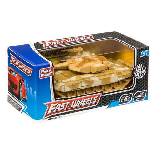 Танки и БТР Play Smart Fast Wheels 1:64, в ассортименте в Детский мир