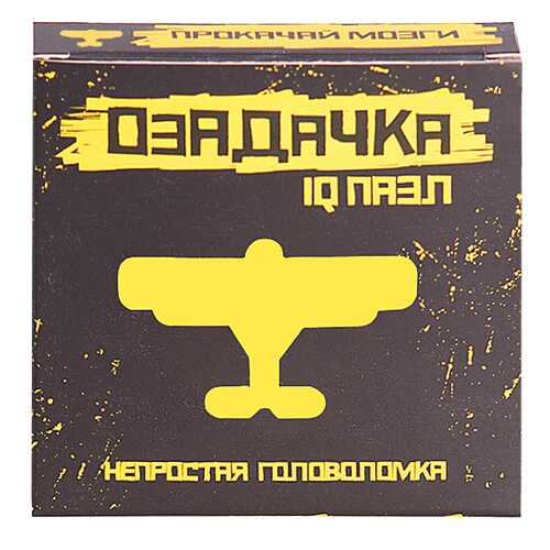 Головоломка ОЗАДАЧКА 22795 Тип Самолет в Детский мир