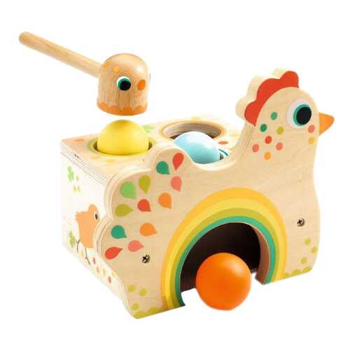 Деревянная игрушка для малышей Djeco Курочка в Детский мир