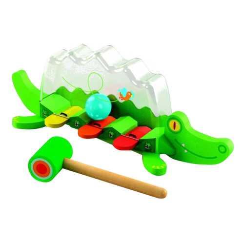 Игрушка Djeco Крокодил с молоточком в Детский мир