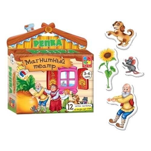 Магнитный театр VLADI TOYS Репка (VT3206-07) в Детский мир