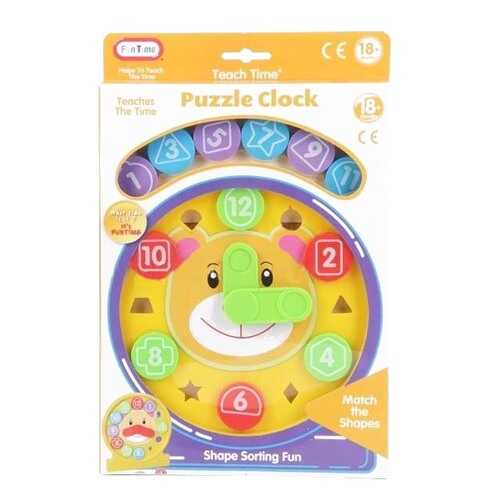 Развивающая игрушка Fun Time Часы-пазл в Детский мир