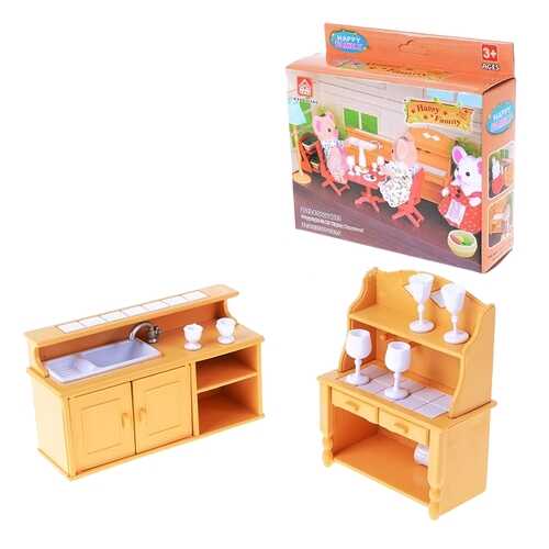 Мебель для кукол Junfa toys для столовой Happy Family в Детский мир