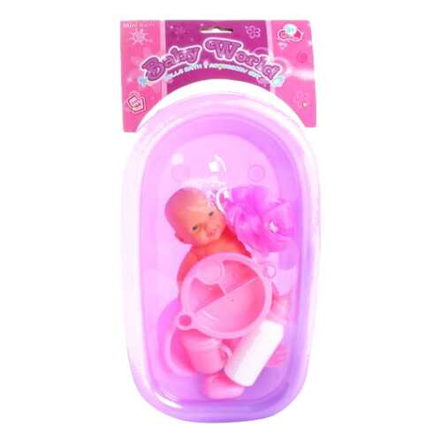 Пупс в ванночке Baby World Gratwest Д56428 в Детский мир