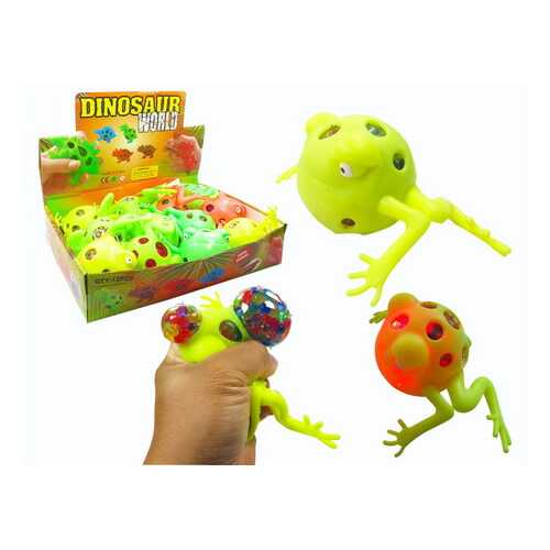 Игрушка-антистресс Dinosaur World Лягушка, со световыми эффектами, 12 шт. в дисплее в Детский мир
