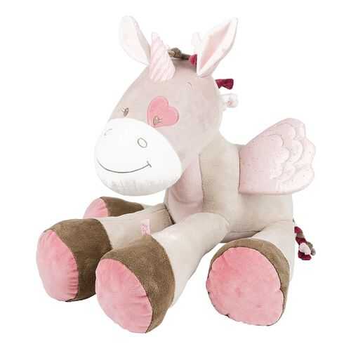 Игрушка мягкая Nattou Soft toy (Наттоу Софт Той) Nina, Jade & Lili Единорог 75 см 987035 в Детский мир