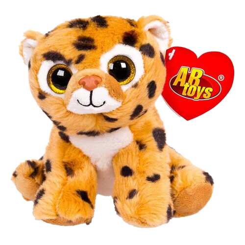Мягкая игрушка ABtoys Леопард коричневый, 15 см в Детский мир