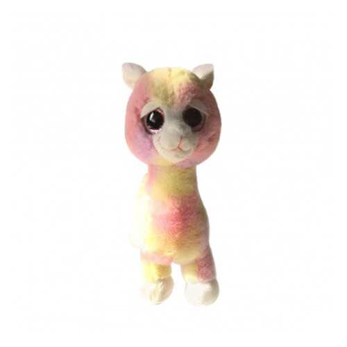 Мягкая игрушка Fluffy Family Альпака Радуга, 25 см в Детский мир