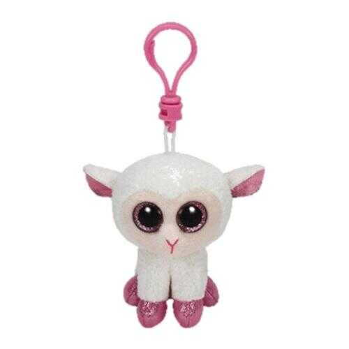 Мягкая игрушка TY Beanie Boos Брелок Овечка (белая с розовыми копытцами) 12 см в Детский мир