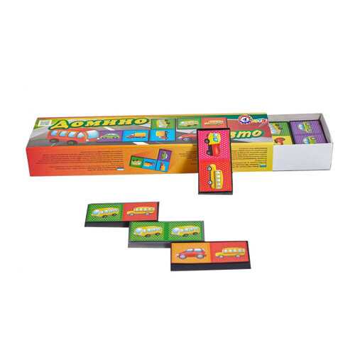 Домино Shantou настольная игра Авто Т3329 в Детский мир