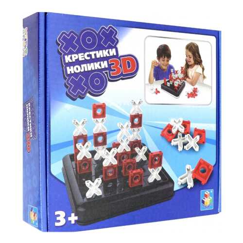 Игра настольная Игродром. Крестики-нолики 3D в Детский мир