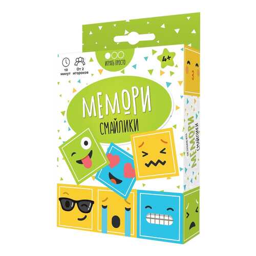 Настольная игра MURAVEY GAMES ТК003 Мемори Смайлики в Детский мир