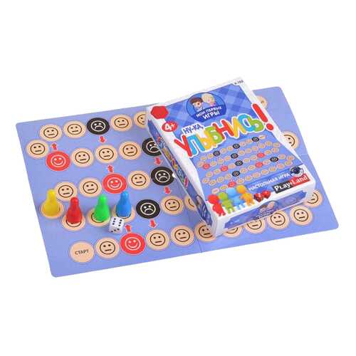 Настольная игра Play Land Ну-ка, улыбнись! в Детский мир