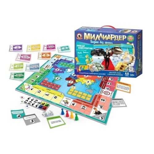 Настольная игра Русский Стиль Миллиардер в Детский мир