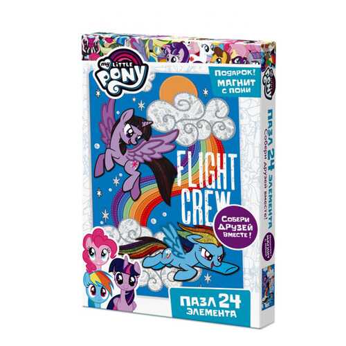 Пазл Origami My little pony. Сумеречная Искорка и Дэш, 24 элемента 3423 в Детский мир