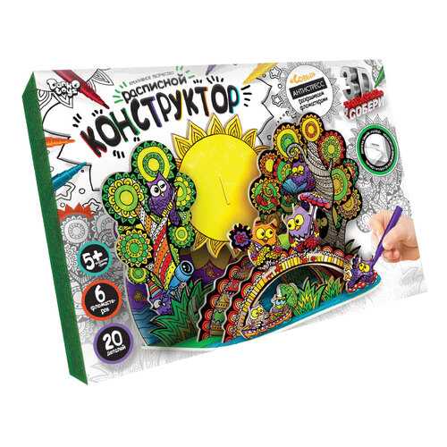 Расписной конструктор Danko Toys Совы 3DK-01-01 в Детский мир