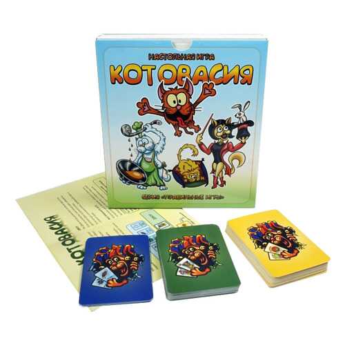 Семейная настольная игра Правильные Игры Котовасия в Детский мир