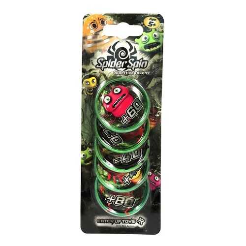 Жетоны CATCHUP TOYS SS-002T-GRE Spider Spin. Collective Tokens (Green) в Детский мир