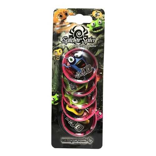 Жетоны CATCHUP TOYS SS-002T-PIN Spider Spin. Collective Tokens (Pink) в Детский мир