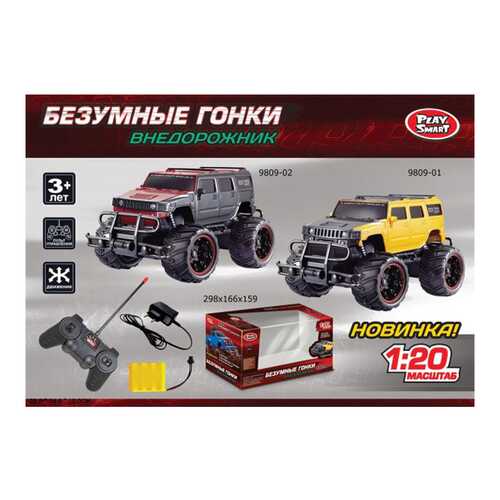 Машина р/у Безумные гонки - Внедорожник (на аккум.), 1:20 Play Smart в Детский мир