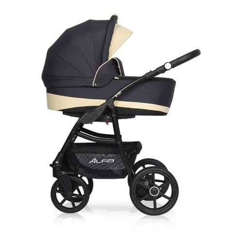 Коляска 2 в 1 Riko Basic Alfa Ecco графит-бежевый 05 в Детский мир
