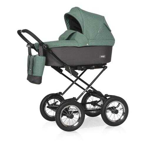 Коляска 2 в 1 Riko Basic Bella Classic 03 серый-малахит в Детский мир