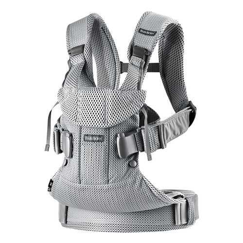 Рюкзак для переноски ребенка BabyBjorn One Mesh Серебряный в Детский мир