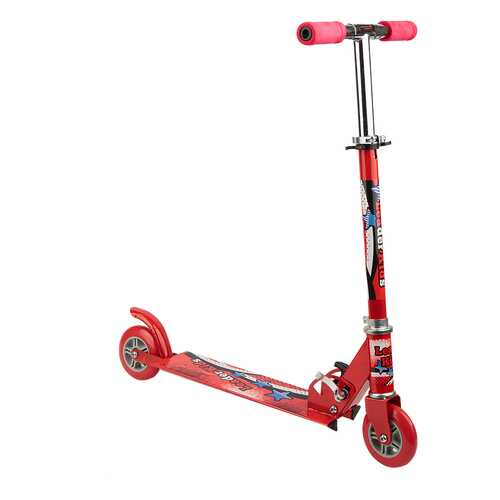 Самокат двухколесный Leader kids LK-6039, красный в Детский мир