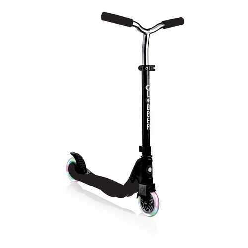 Самокат Globber Flow 125 Lights, черный в Детский мир