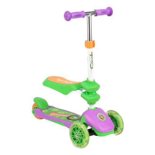 Самокат каталка трехколесный CAPELLA PUPPY green+purpl 4 шт Китай в Детский мир