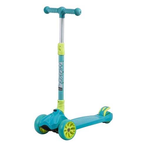 Самокат-кикборд Novatrack RainBow складной бирюзовый в Детский мир