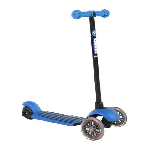 Самокат трехколесный Glider Deluxe синий YVolution 100490 в Детский мир