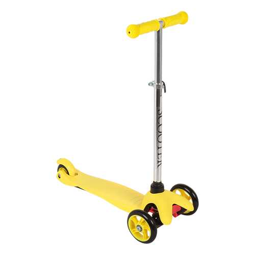 Самокат трехколесный Leader kids LK-102, желтый в Детский мир