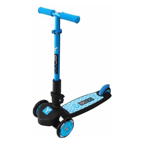 Самокат трехколесный Y-Scoo rt trio maxi 120 blue в Детский мир