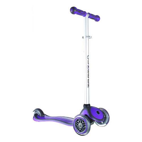Самокат Y-Scoo Globber My free New Technology с блокировкой колес Purple в Детский мир