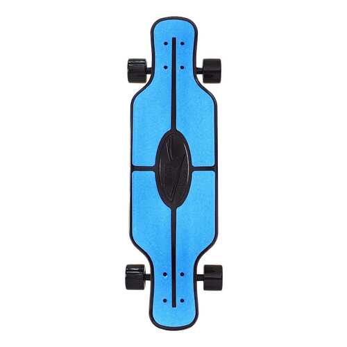 Скейтборд Y-Scoo Longboard Shark Tir 31 408-B с сумкой Blue Black в Детский мир