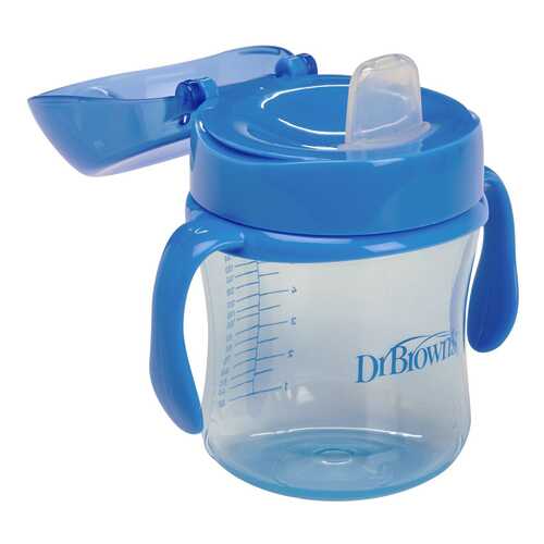 Чашка-непроливайка DrBrowns TC61004 Голубая в Детский мир