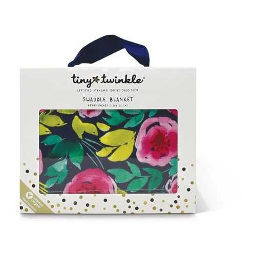 Пелёнка TinyTwinkle 120x120 PEONY в Детский мир