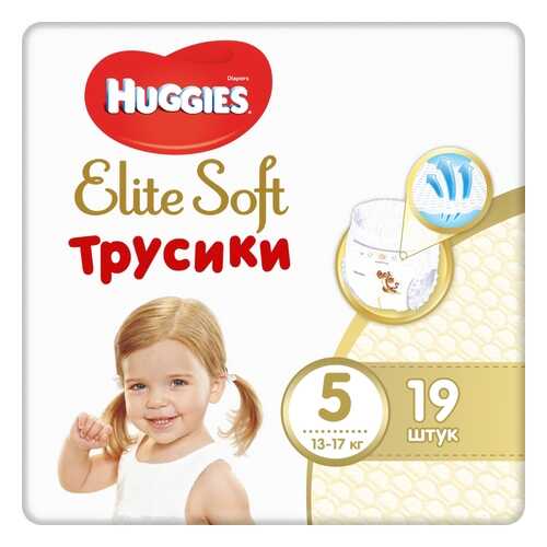 Подгузники Huggies Huggies Elite Soft (12-17 кг), 19 шт. в Детский мир